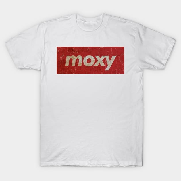 Moxy - RECTANGLE RED VINTAGE T-Shirt by GLOBALARTWORD